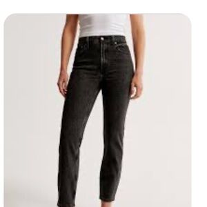 Abercrombie & Fitch High Rise Black Jeans